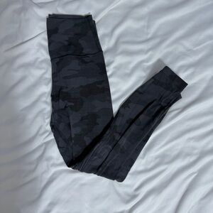 Lulu lemon align black camo leggings size 4